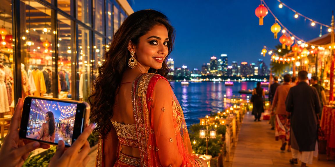 সেন্ট মার্টিন দ্বীপের সৈকতে মোবাইলে লটারি টিকেট কিনছেন একজন খেলোয়াড়