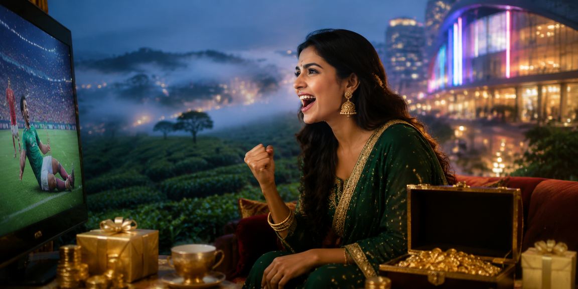 সিলেটের চা বাগানে বেটিং টিপস পড়ছেন একজন ব্যবহারকারী